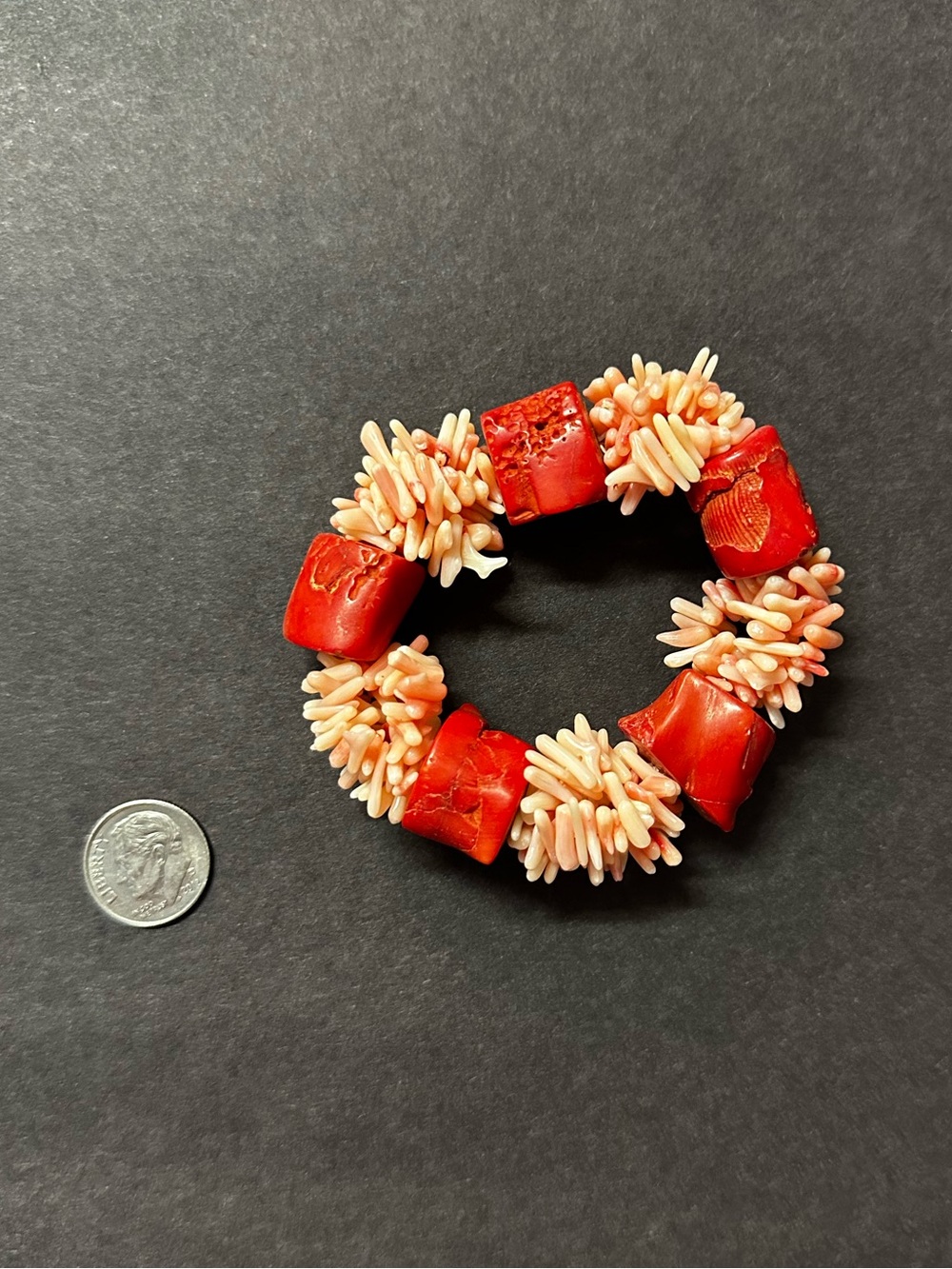Authentic Sea Coral Stretch Bracelet Natural Shell Sea Boho Summer Classic Ocean